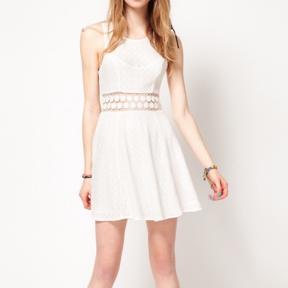 Cream free people dress