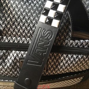 Vans studded checker belt