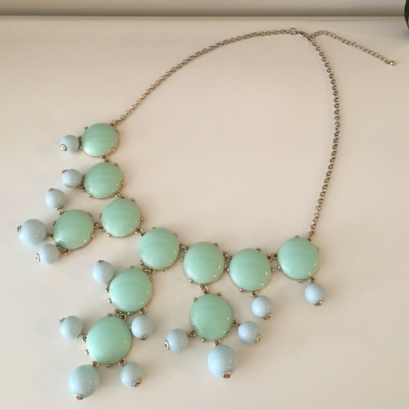 Green Bubble necklace