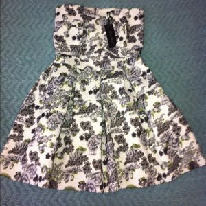 Bandeau Floral dress by honey punch