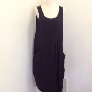 Black knit beach coverup