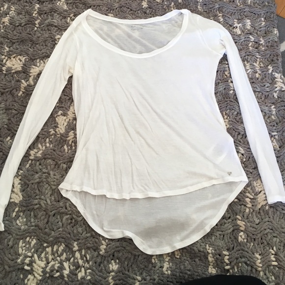 White long sleeve top