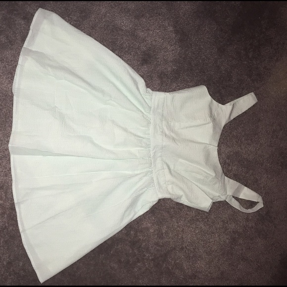 The Garrison Seersucker Dress Lauren James L Green - Picture 3 of 5