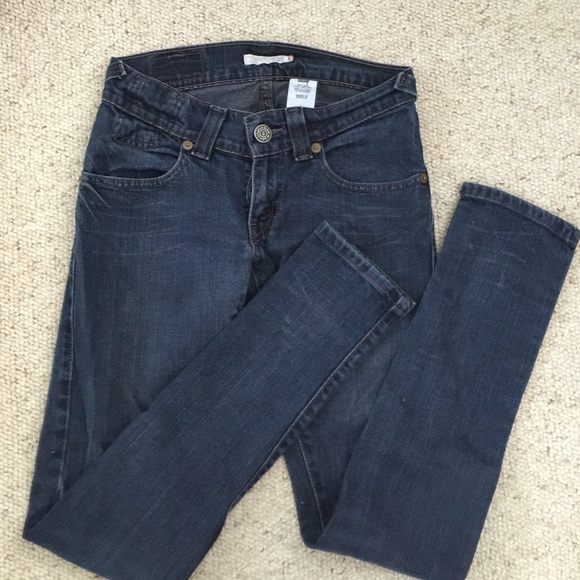 Levi's 504 slouch skinny jeans