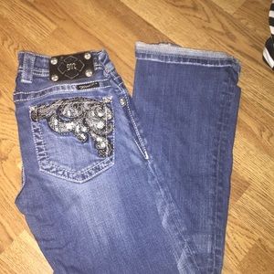 Size 27 boot cut miss me jeans