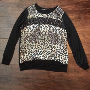 Long sleeve cheetah shirt