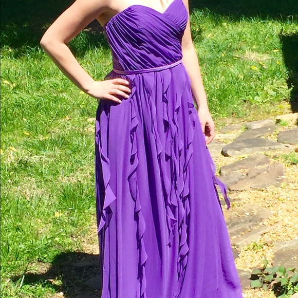 Purple prom dress