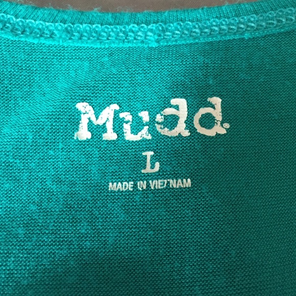 Turquoise super soft loose tank top - Picture 4 of 4