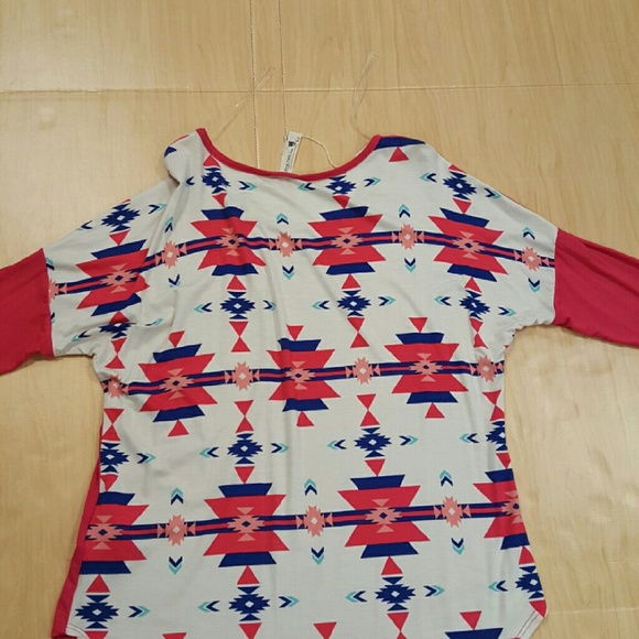 Pink 3/4 sleeve tee - Picture 2 of 2