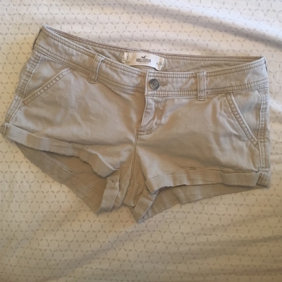 Tan Hollister shorts