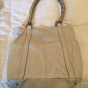 Tignanello White leather purse