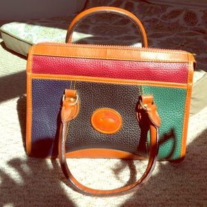 "Dooney & Bourke" multi color vintage bag
