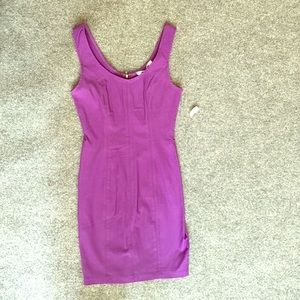 Purple knee high dress
