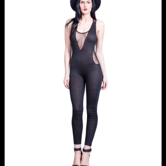 Mesh jumpsuit