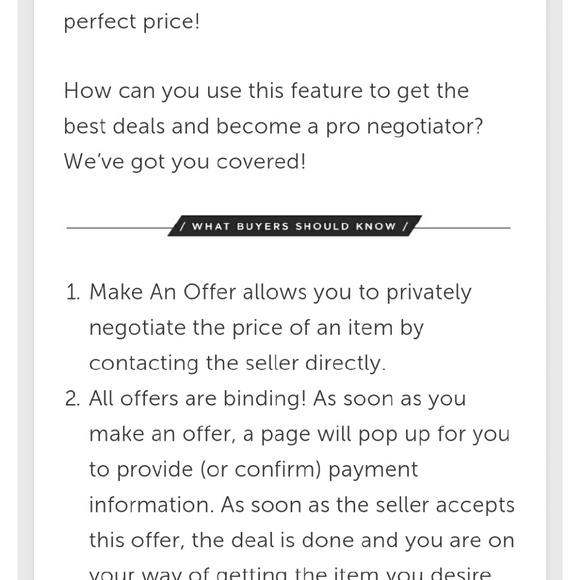 Like The Item But Just Cannot Quite Meet My Price? - image 1