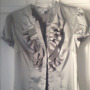 Ann Taylor Loft Silk dress shirt