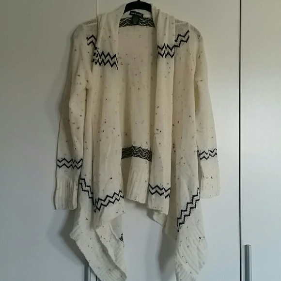 Cream Sweater Cardigan