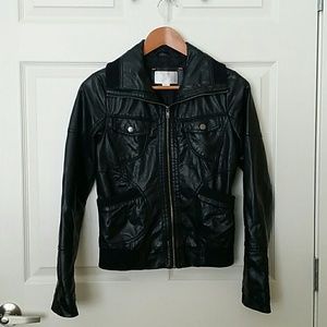 Faux Leather Jacket