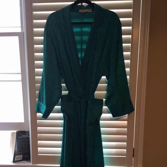 Victoria's Secret Long Emerald Robe