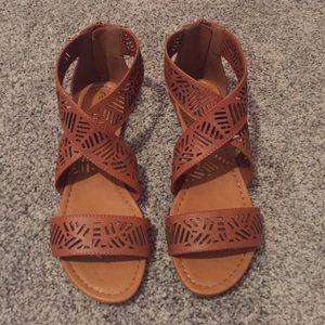 Brown sandals