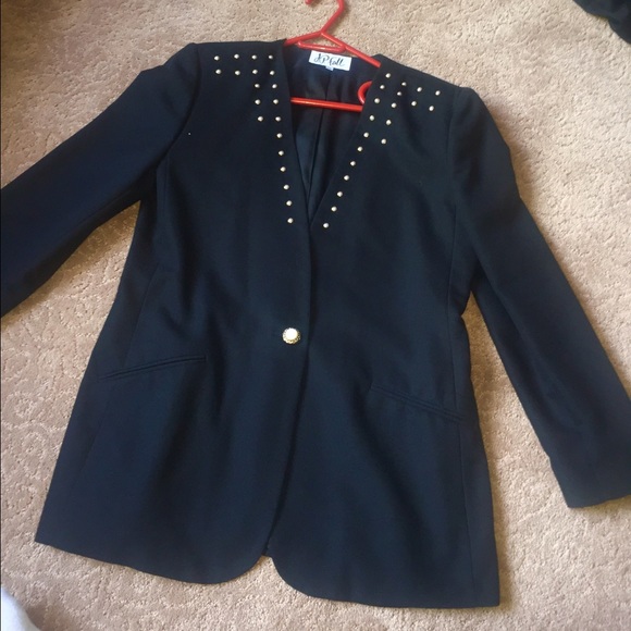 AP FALL 80s style blazer and matching skirt set