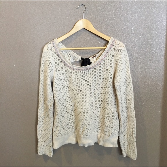Cozy freepeople bedazzled sweater.