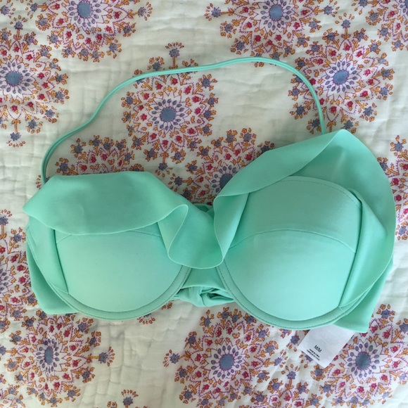 Tori Praver Seafoam Bikini Top