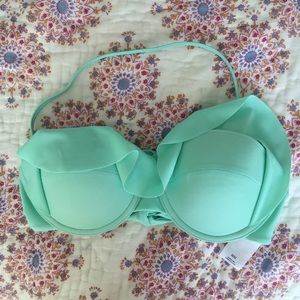 Tori Praver Seafoam Bikini Top