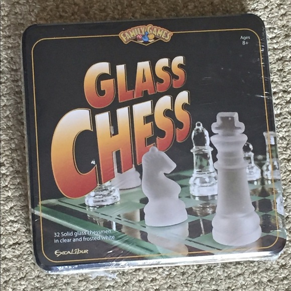 Brand New Glass Chess Set