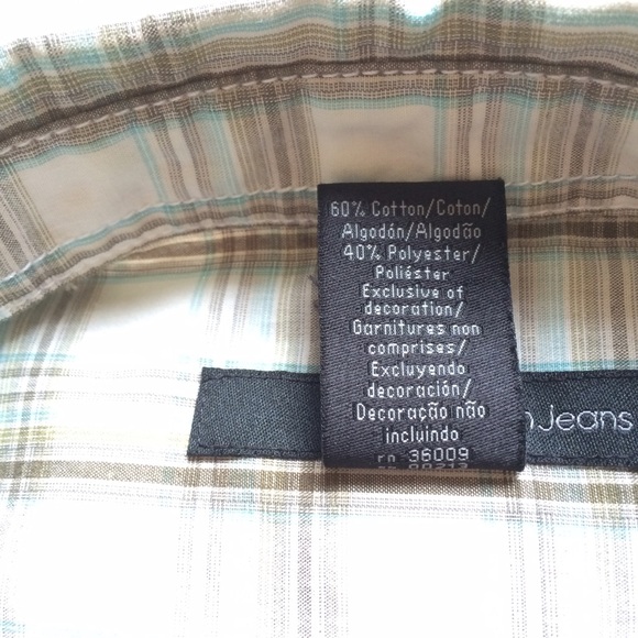 Calvin Klein Men's shirt size XL - measurements! - Picture 3 of 5