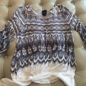Deletta soft knit blouse