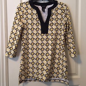 Jules & Leopold Printed Blouse