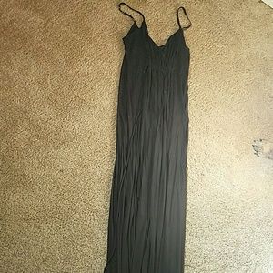 Black maxi dress