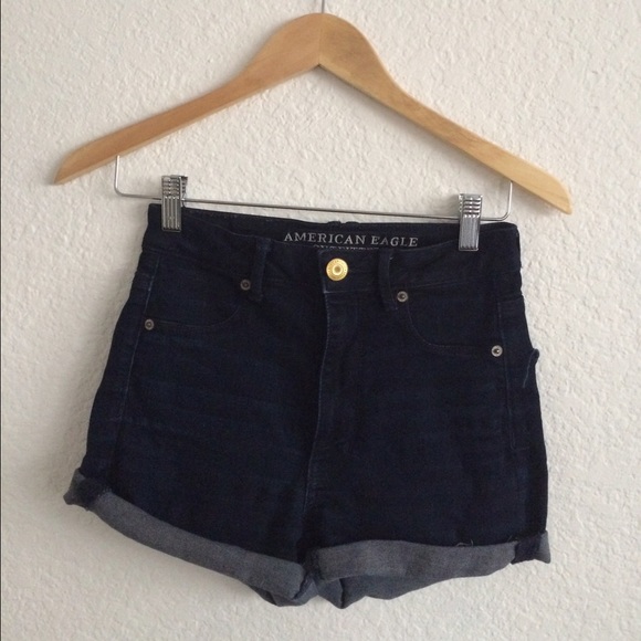 American eagle denim shorts high waisted