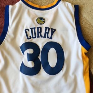 Stephen Curry jersey. Home colors