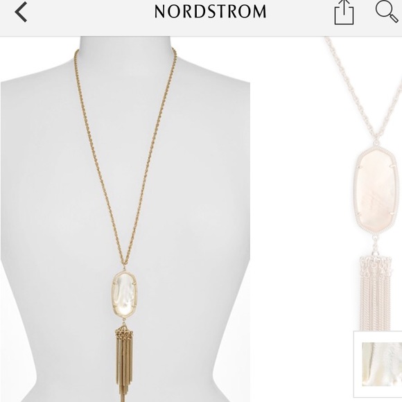 Kendra Scott Rayne mother of pearl pendant