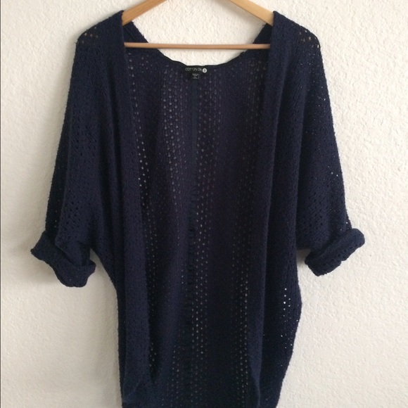 Navy blue cardigan