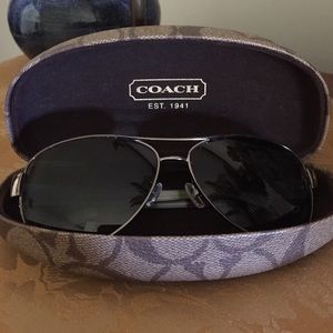 Coach sunglasses with case