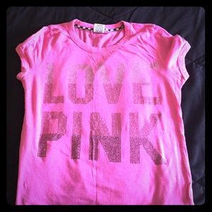 PINK Rhinestone TShirt