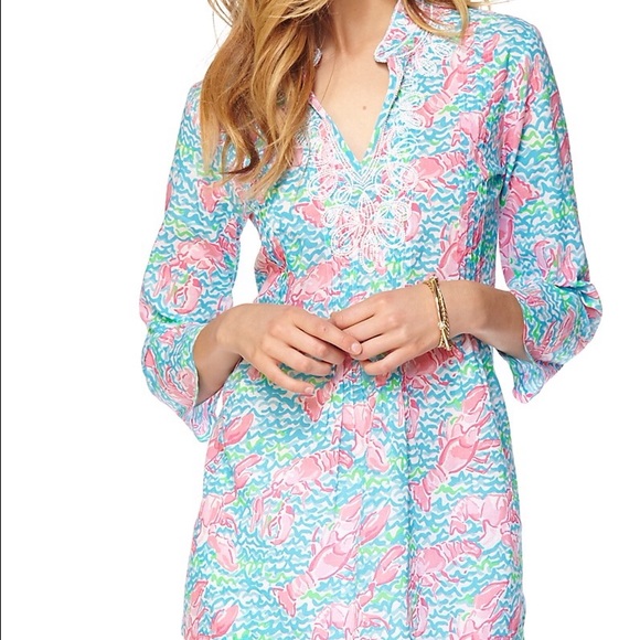 Lilly Pulitzer Sarasota Tunic in Lobstah Roll
