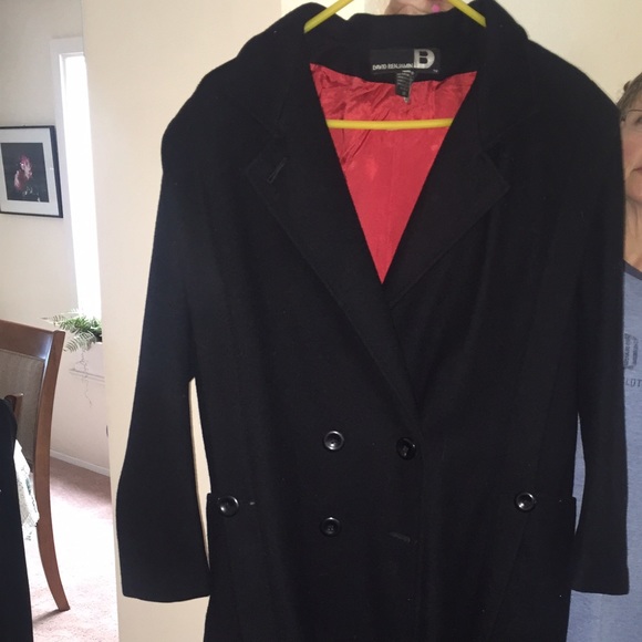 David Benjamin long wool coat