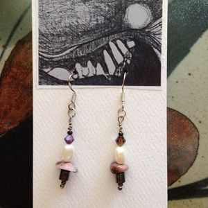 Pretty in purple earrings