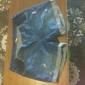 Maternity Jean Shorts