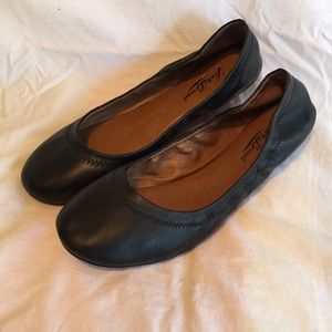 Lucky Brand black leather ballet flats size 8.5M