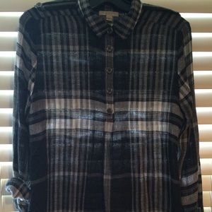 Burberry Brit Black/Grey/Cream top