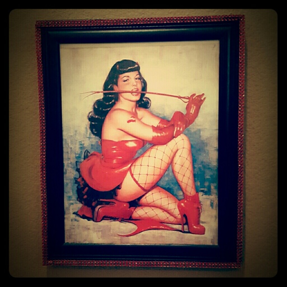 Betty Page "Red Devil" 11X17 Frame
