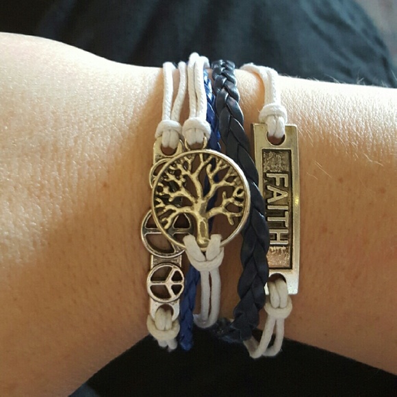 Faith and Peace Fashion Bracelet