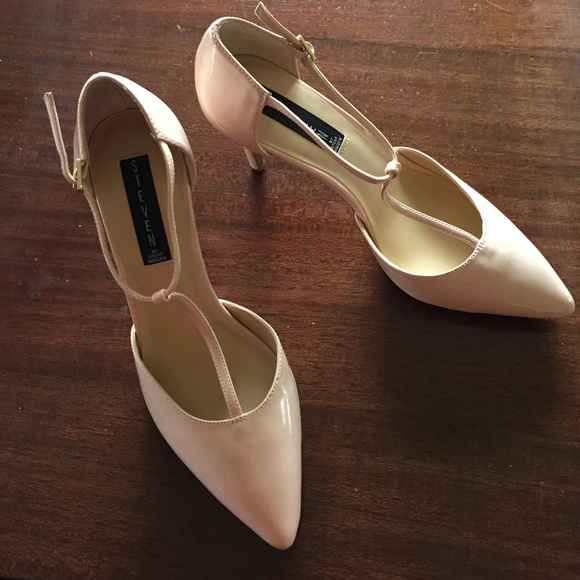 Steve Madden Amanda Pumps Size 8.5 Blush Patent