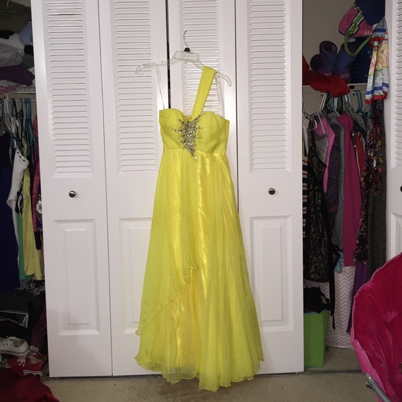 Yellow Prom Dress - Picture 2 of 2