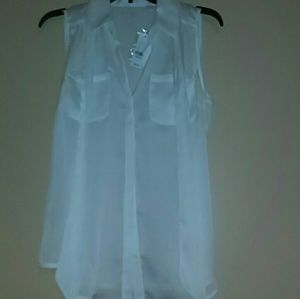 FINAL $$$ New York & Co Stretch Sleeveless Blouse